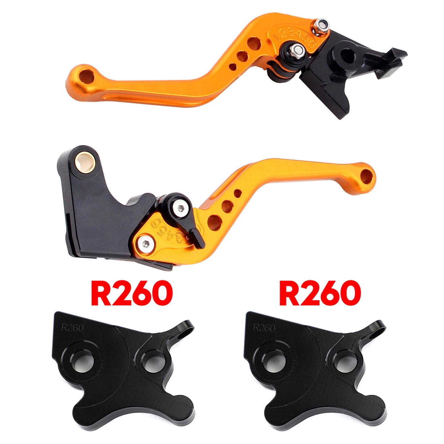 Motorcycle Short Clutch Brake Lever fit for VESPA GTS 300 Super