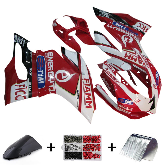 2012-2015 Ducati 1199 899 Injection Fairing Kit Bodywork Plastic ABS#106