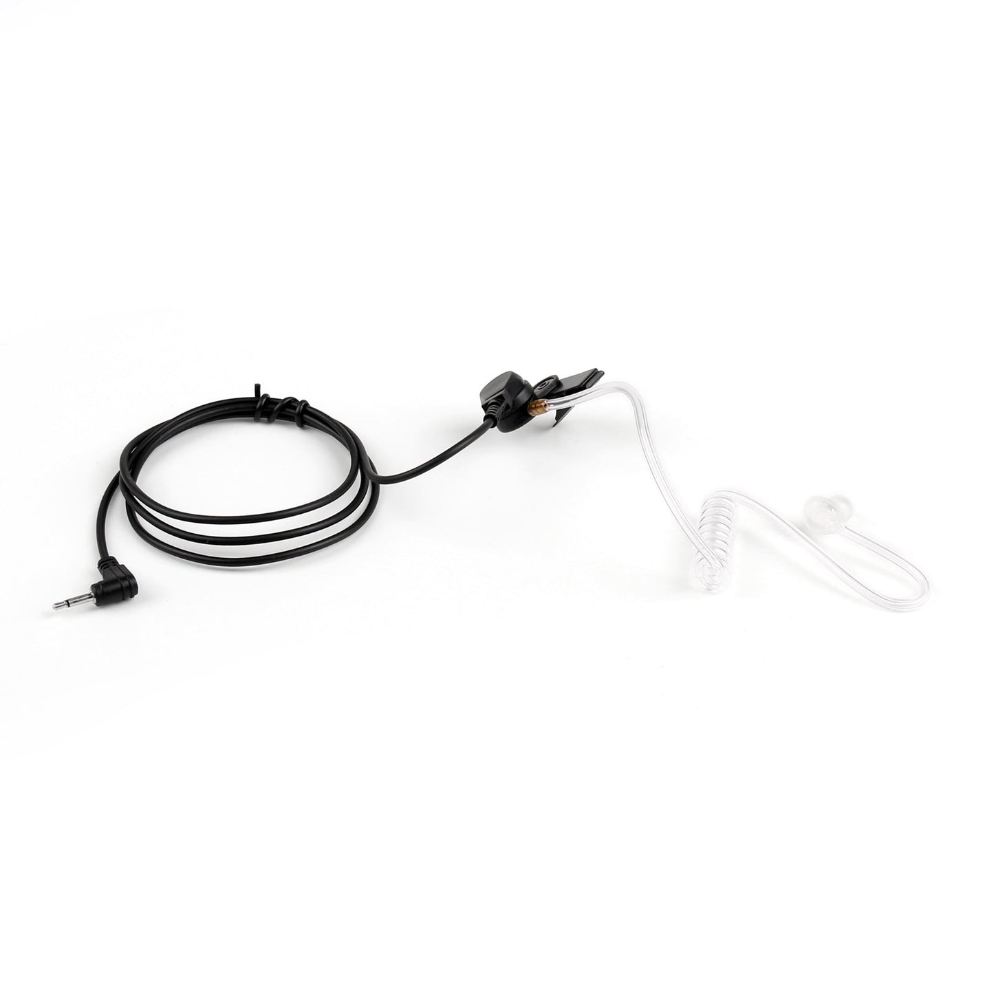 1Pcs 2.5mm Listen Only Covert Acoustic Tube Headset For Radio MIC Speaker