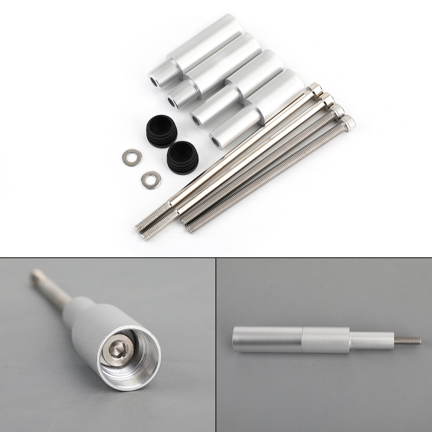 Spot Driving Fog Auxiliary Light Extension Rod Adapter Fit For BMW R1200GSA 2014-2018 R1250GSA 2018-2021