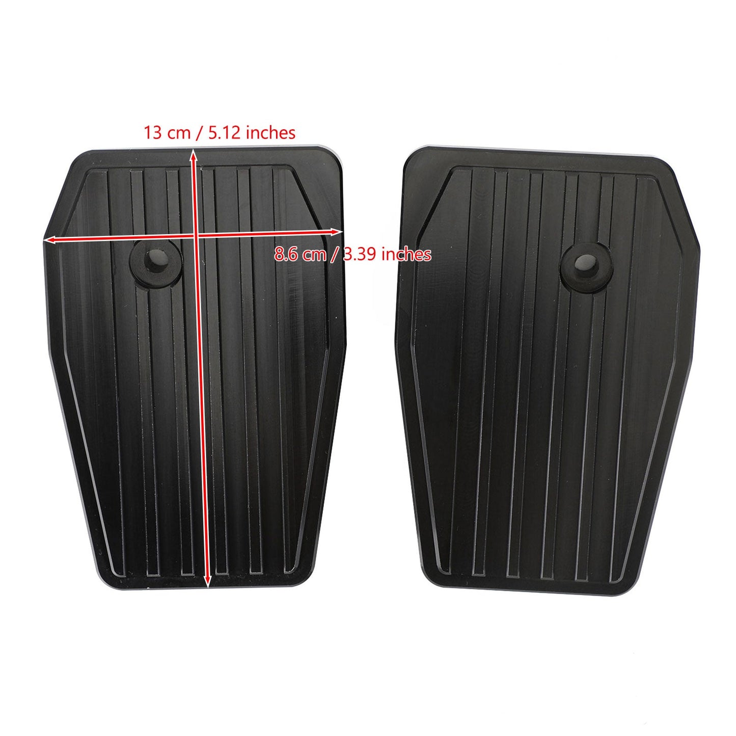 Front Foot Pegs Rest Pedal Pad Footpegs for Honda Rebel CMX300 CMX500 2017-2020 BLK