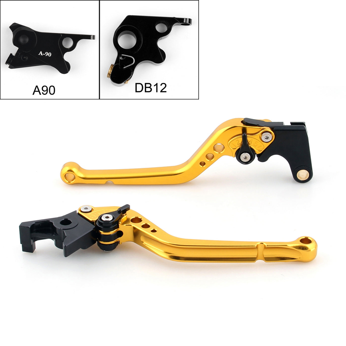 Long Brake Clutch Levers For KTM 690 Duke/SMC/SMCR 2014-2016 Black