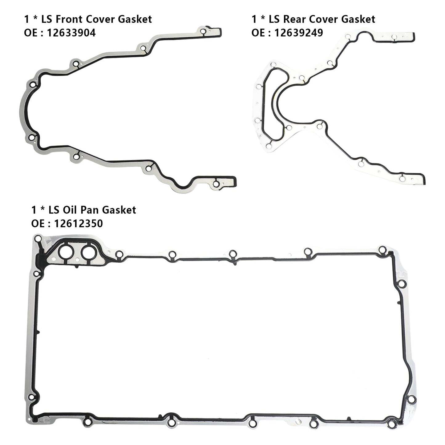 LS Gasket Set Kit & Head Gaskets For GM Chevrolet LS1/LS6/LQ4/LQ9/4.8/5.3/5.7