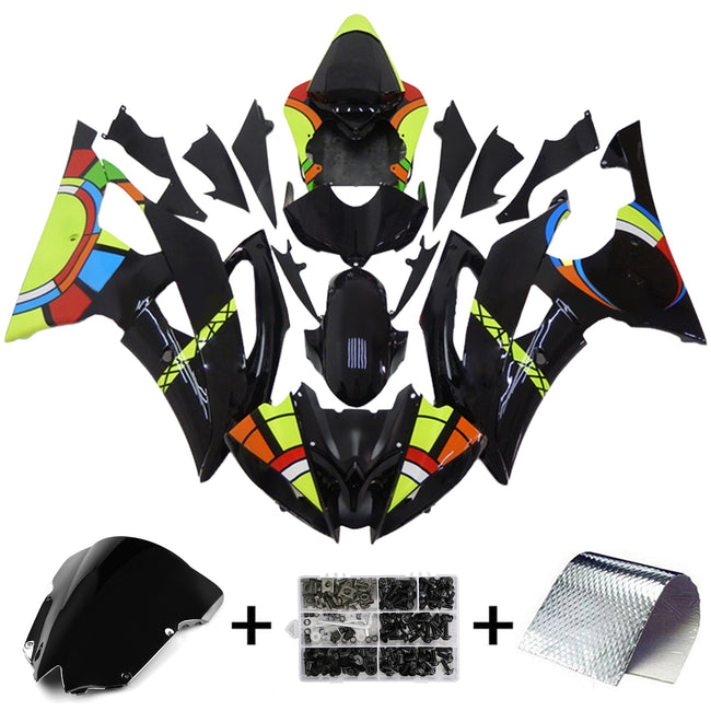 2008-2016 Yamaha YZF 600 R6 Fairing Kit Bodywork Plastic ABS