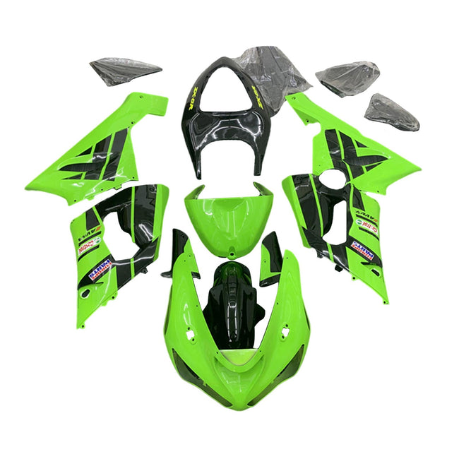 2005-2006 Kawasaki ZX6R 636 Fairing Kit Bodywork Plastic ABS