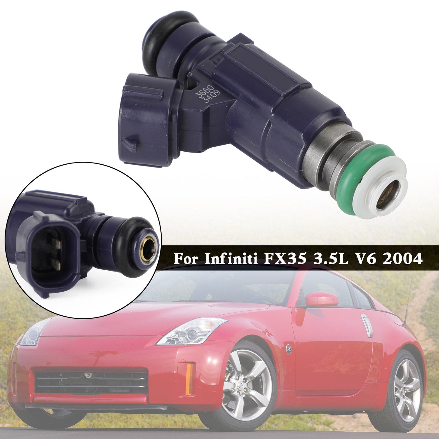 1PCS Fuel Injector FBJC100 Fit Nissan 350Z 2003-04 Fit Infiniti G35 2003-2004