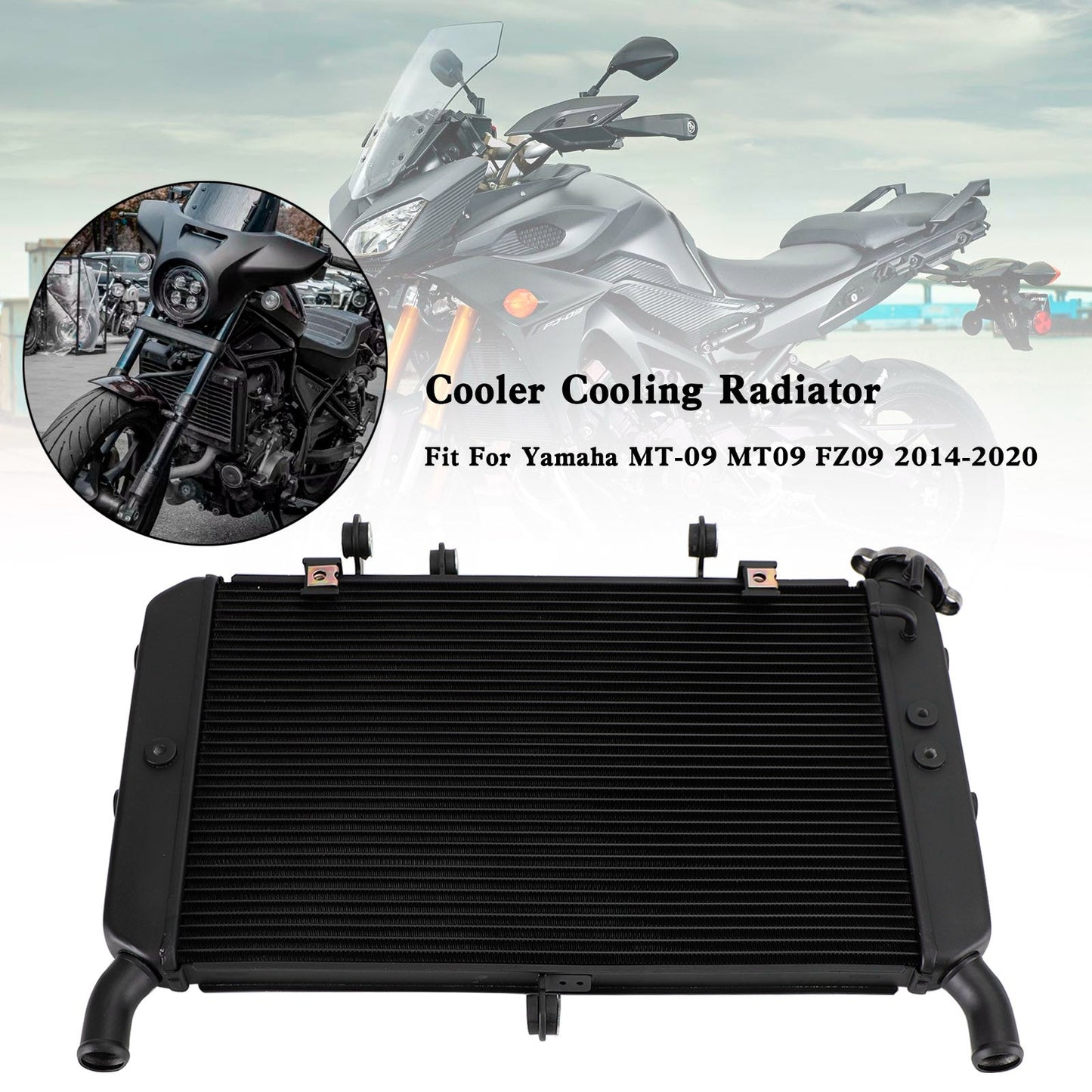 2014-2020 Yamaha MT-09 MT09 FZ09 Radiator Cooler Cooling