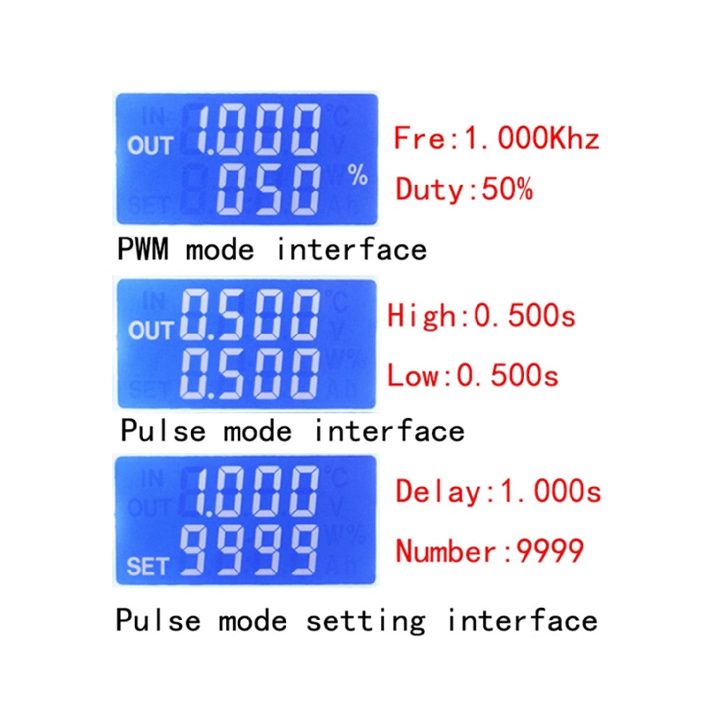 PWM Signal Generator Module Adjustable Pulse Frequency Duty Cycle Square Wave