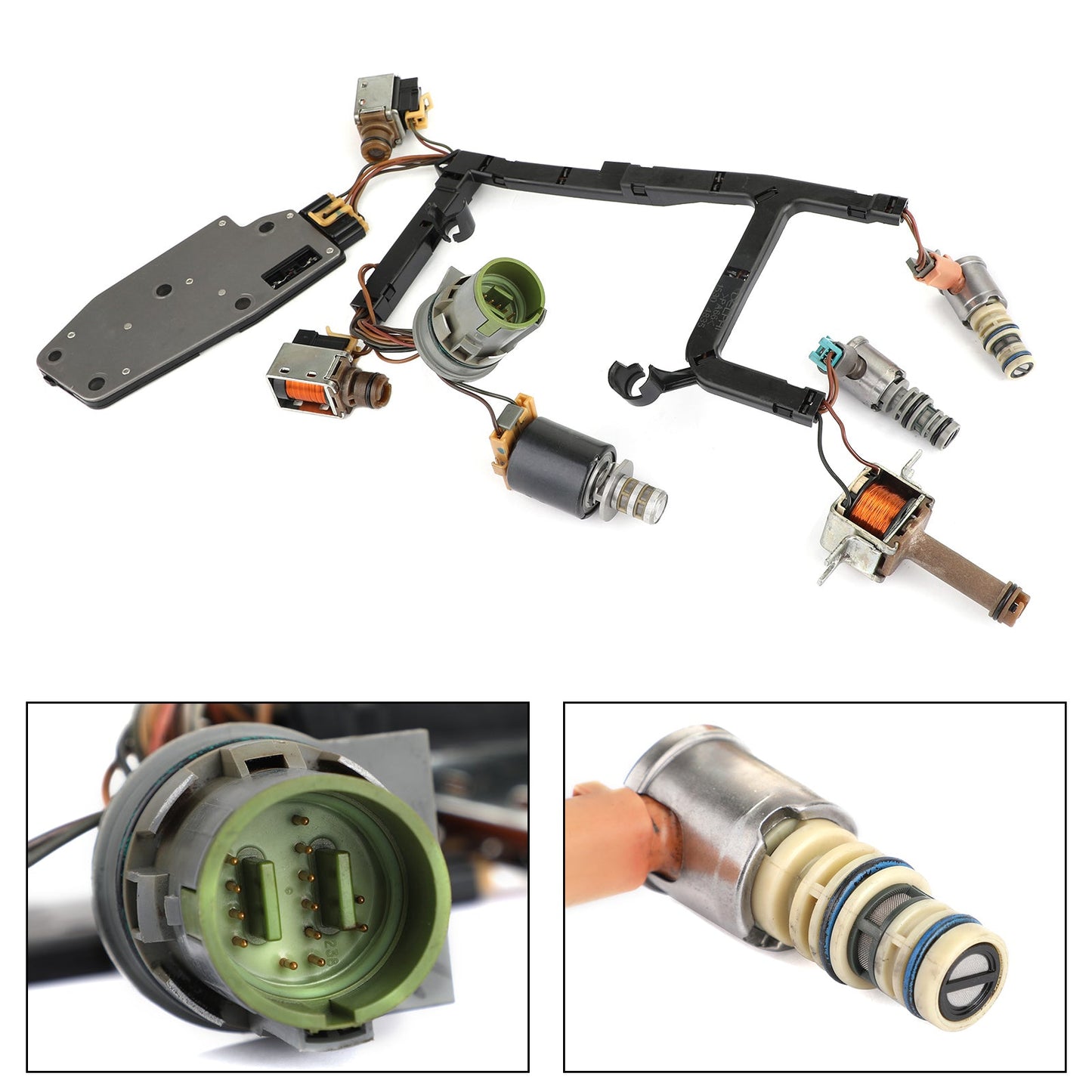 4L60E Transmission Solenoid Kit W/Harness Fit For PWM 93-02 7pc Set