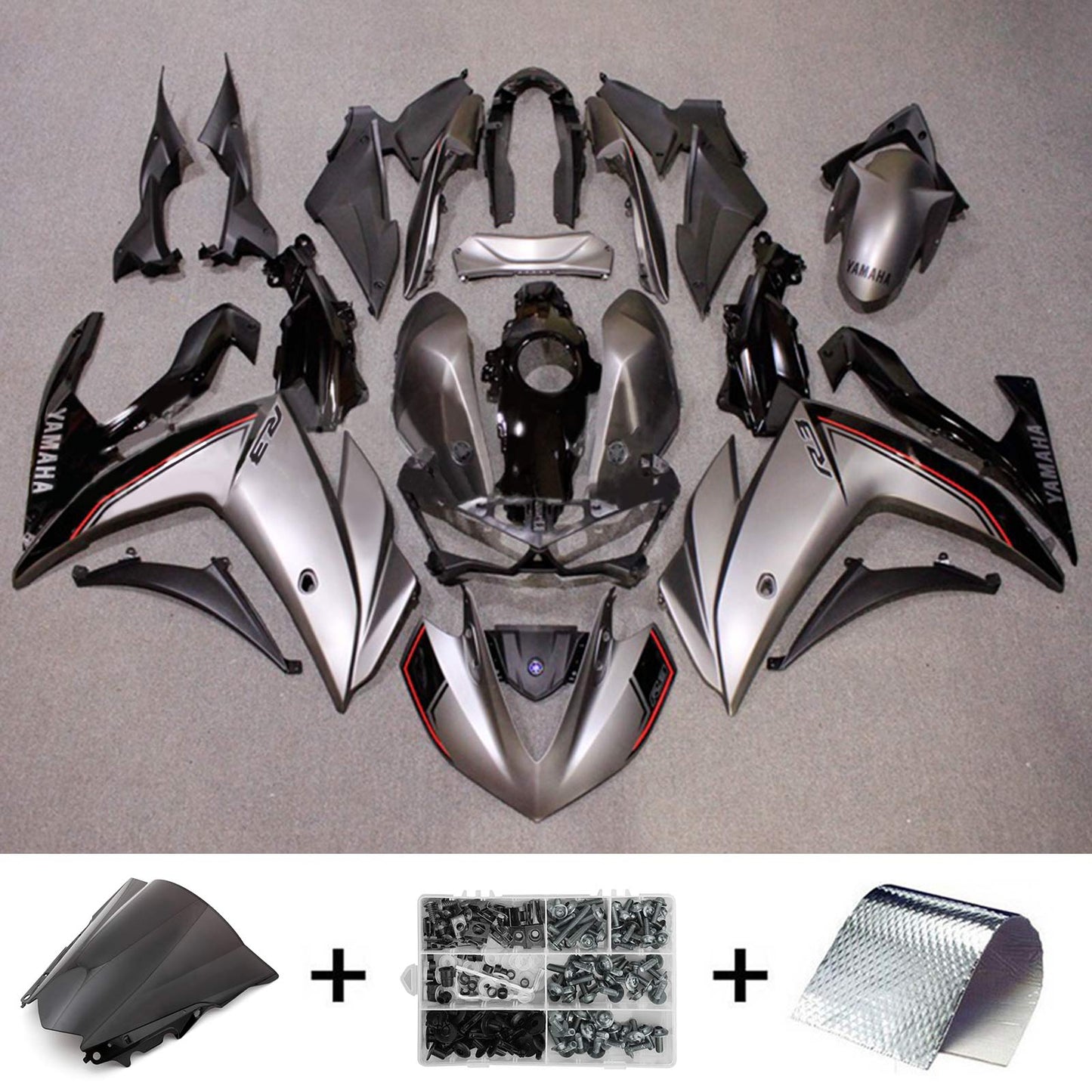 2014-2018 Yamaha YZF-R3 2015-2017 R25 Amotopart Injection Fairing Kit Bodywork ABS #116