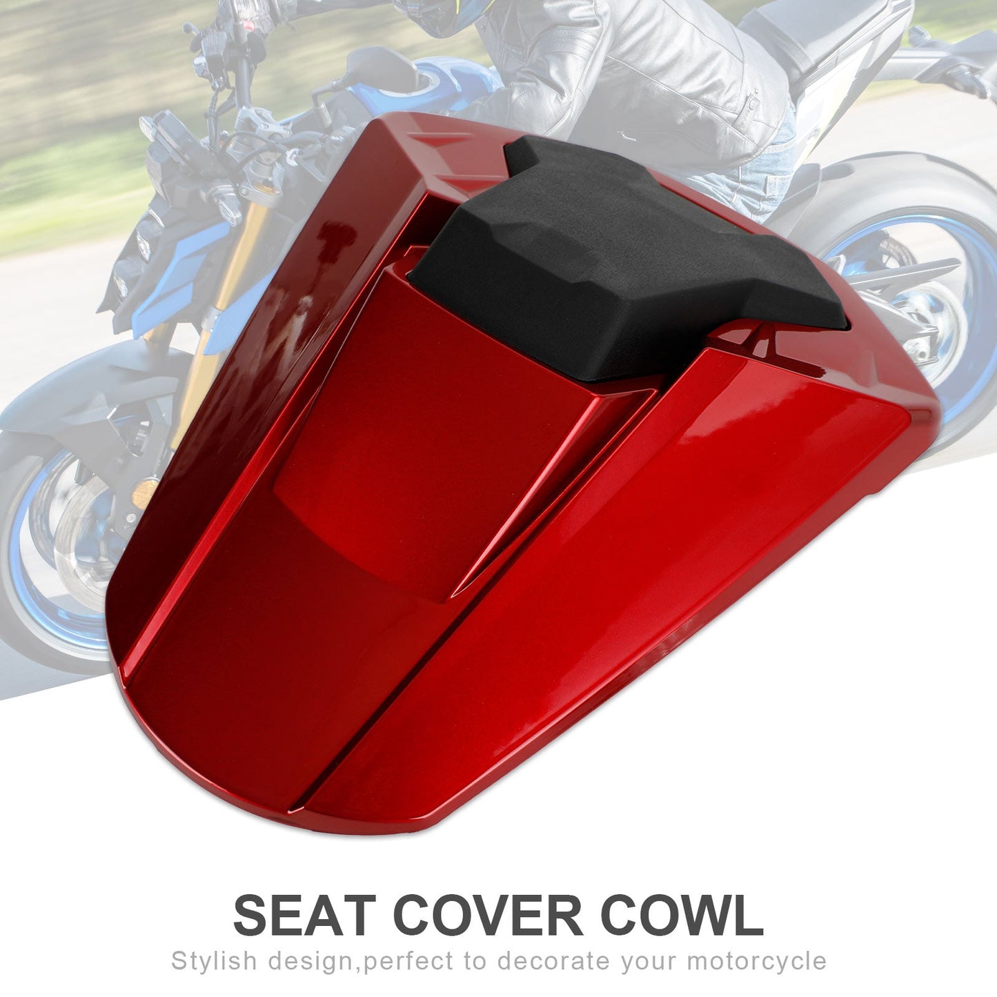 Rear Seat Cover Cowl Fairing For Suzuki GSXS 1000 GSX-S1000 2021 2022 Gloss Black