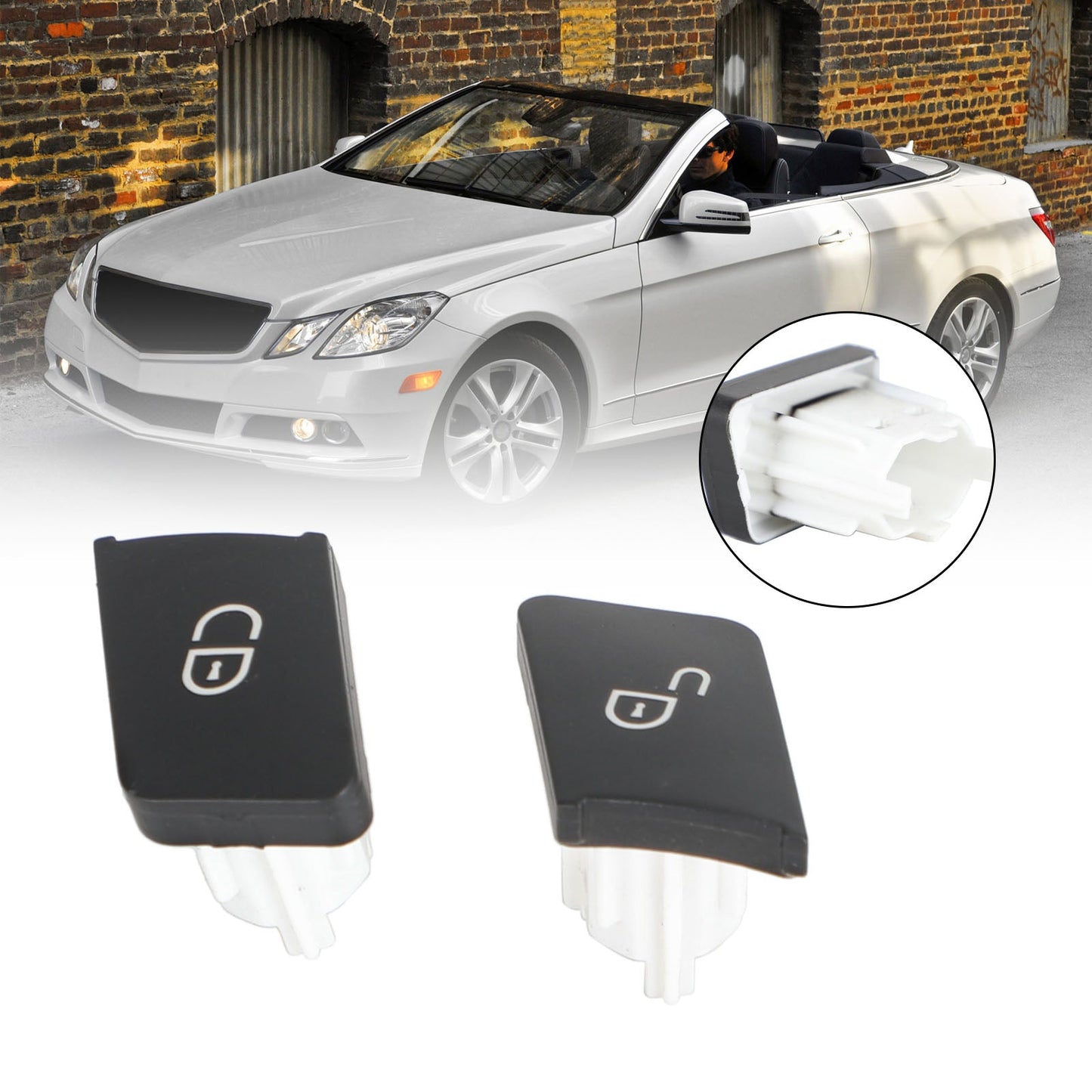 Door Lock Switch Button Left Side For Mercedes Benz W204 W212 08-18 2049058402