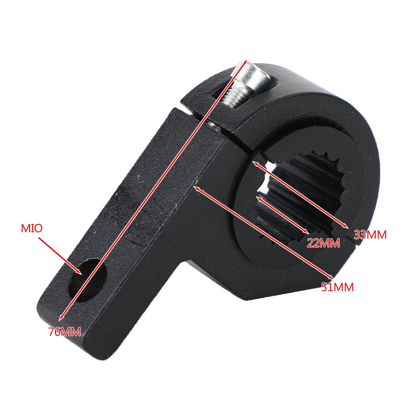 2X Motorcycle Cnc Headlight Spot Light Bracket Mount Fog Tube Fork Clamp Holder