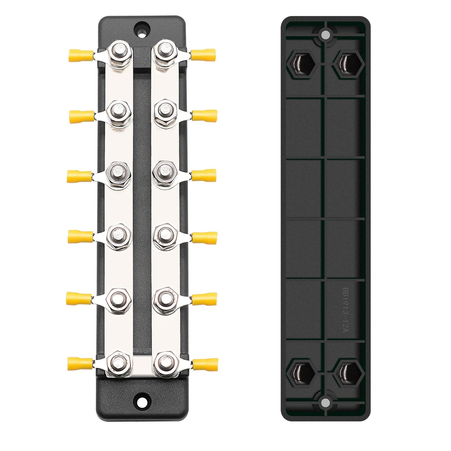 2/4/6/12 Way Dual-row Car Bus Bar Block Distribution Terminal For Auto Marine