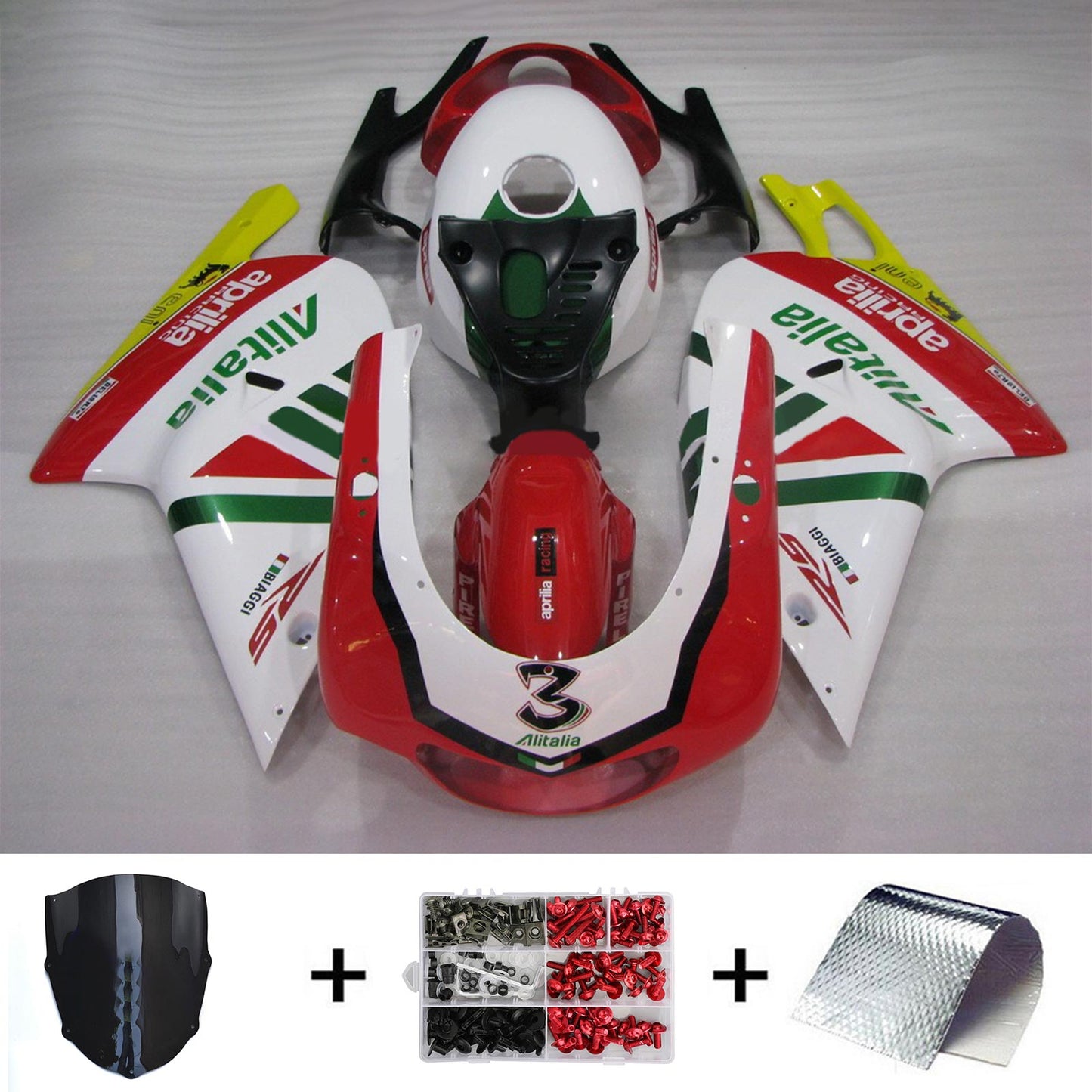 2000-2005 Aprilia RS125 Amotopart Injection Fairing Kit Bodywork Plastic ABS #104