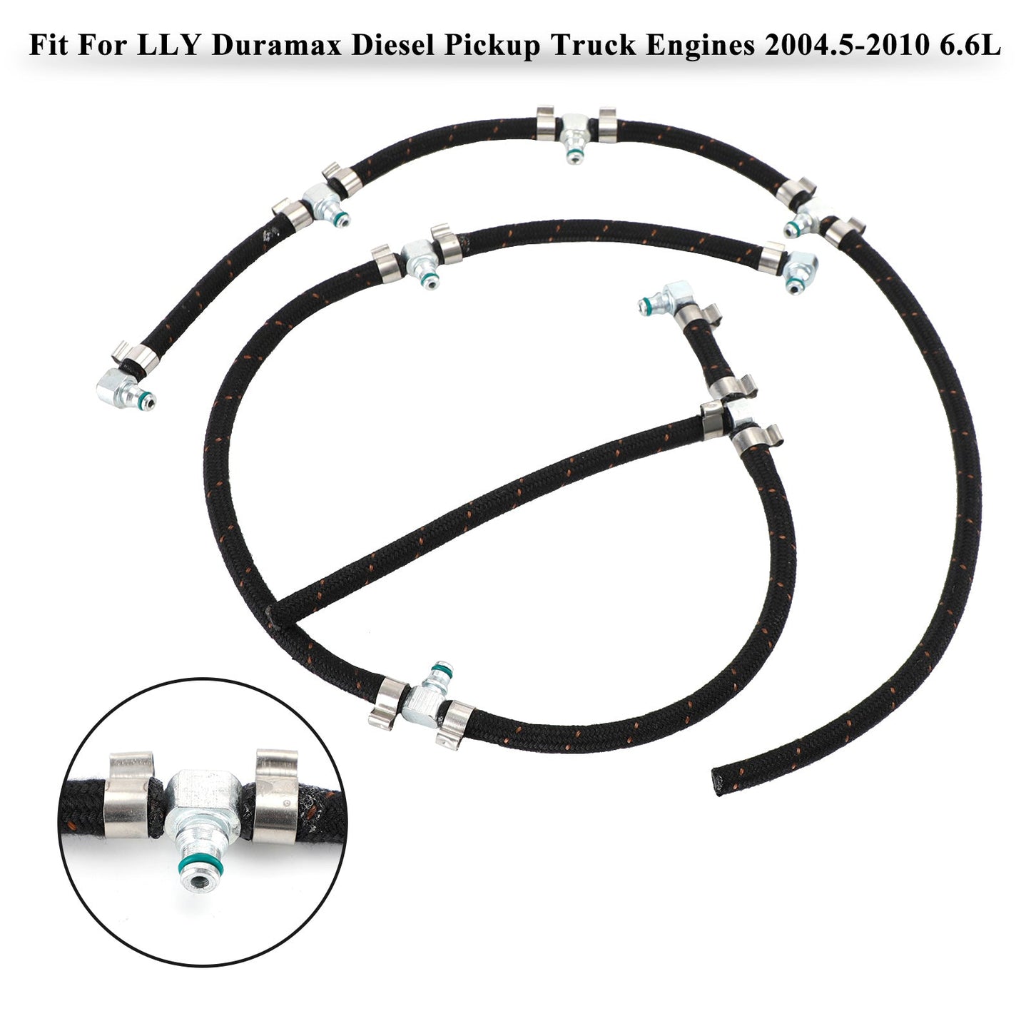 Duramax 2004-2010 6.6L Diesel Truck Engines Fuel Injector Return Line Kit