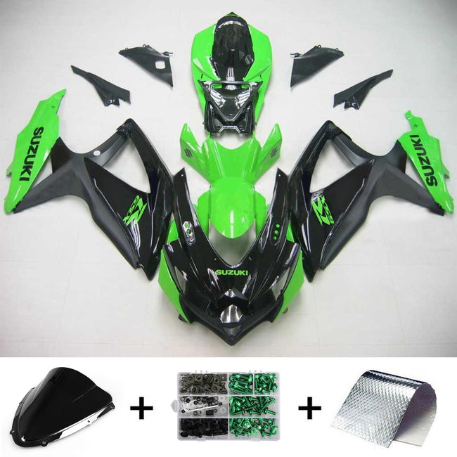 2008-2010 Suzuki GSXR 600/750 K8 Amotopart Injection Fairing Kit Bodywork Plastic ABS #124