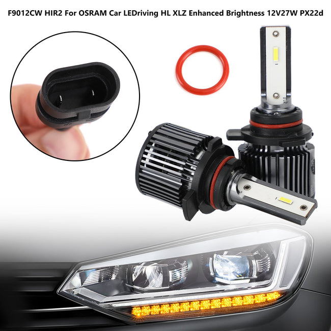 F9012CW HIR2 For OSRAM Car LEDriving HL XLZ Enhanced Brightness 12V27W PX22d