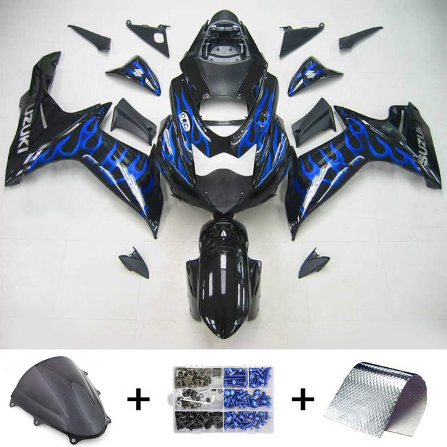 2011-2024 Suzuki GSXR 600/750 K11 Amotopart Injection Fairing Kit Bodywork Plastic ABS #101