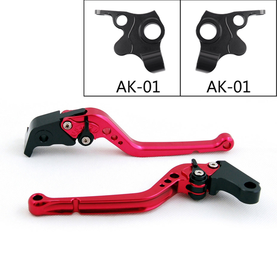 Motorcycle Long Adjustable Brake Clutch Levers For KYMCO 2017-2018 AK550 Black