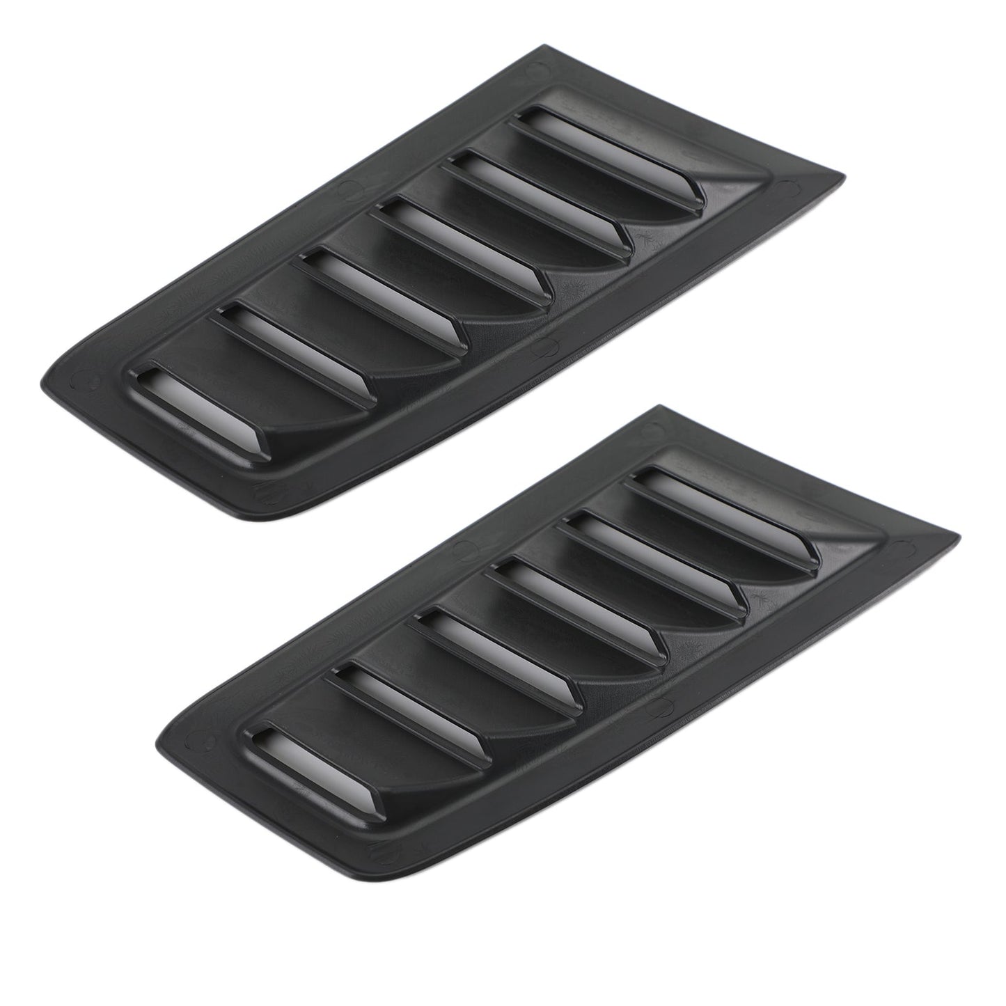 Gloss Black Universal Abs Bonnet Vents Hood Trim For Ford Focus Rs St Mk2 Spr
