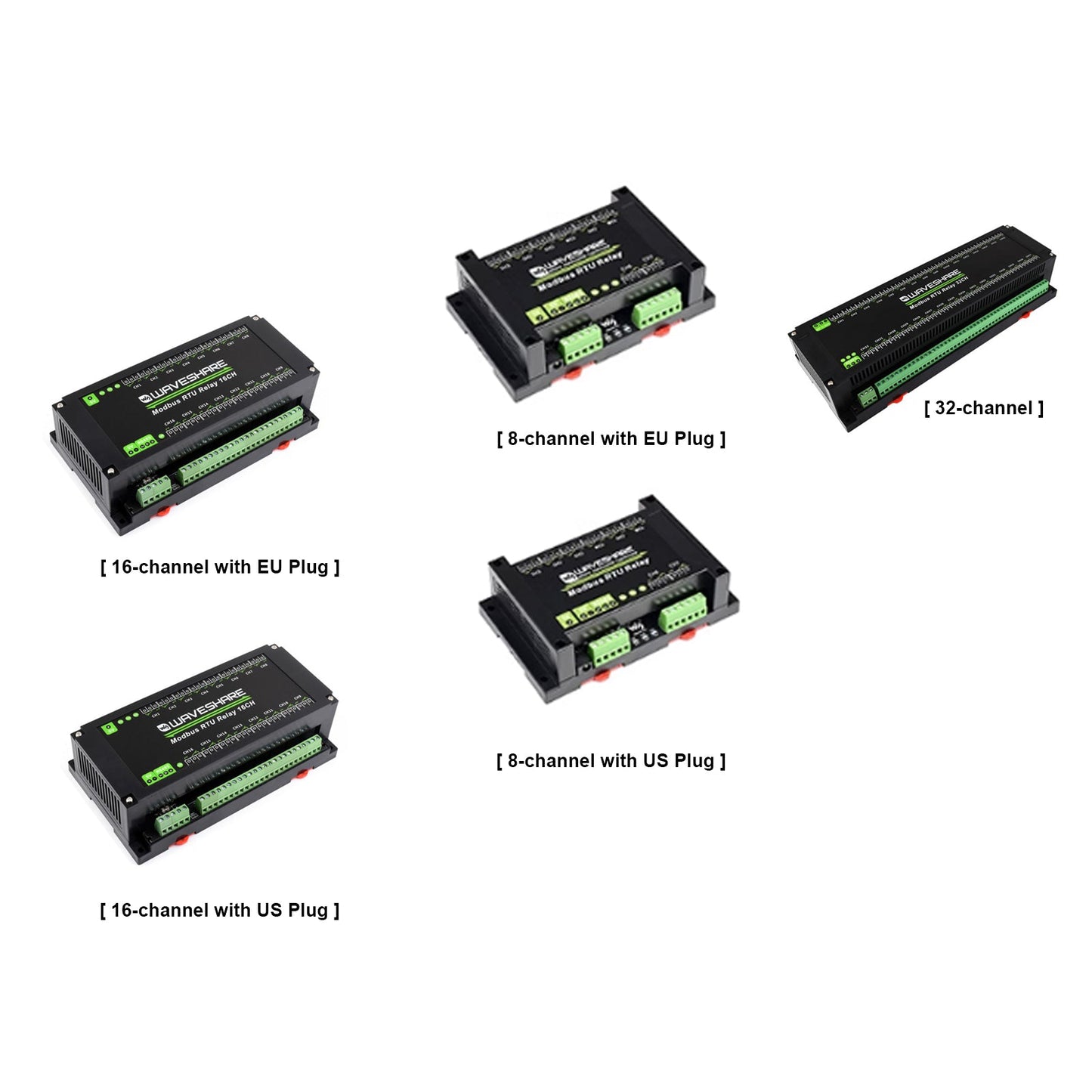 Modbus RTU 8/16/32-channel RS485 Relay Module Isolation Protection Circuits