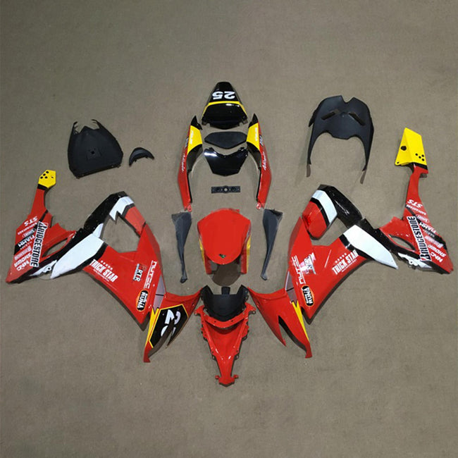 2008-2010 Kawasaki ZX10R Injection Fairing Kit Bodywork Plastic ABS#118