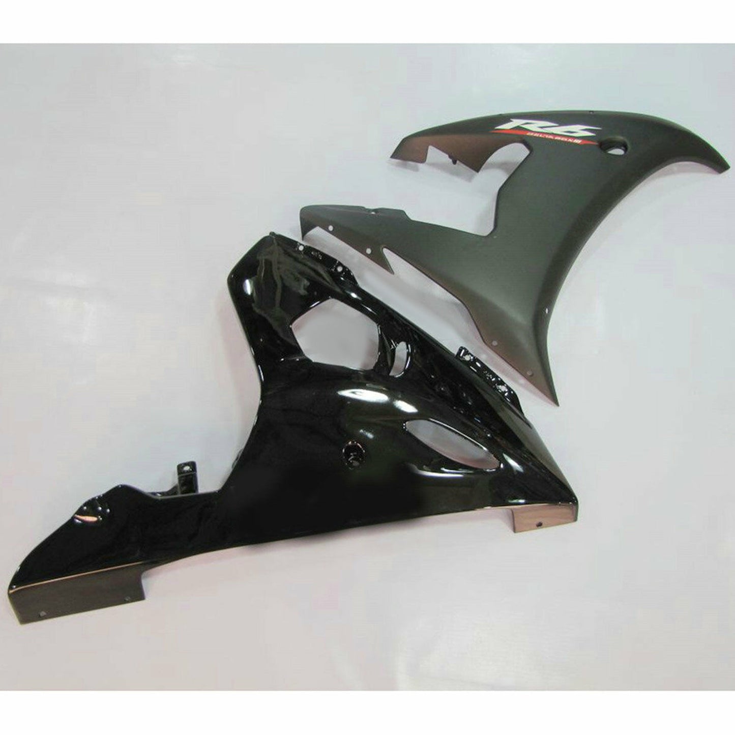 2005 Yamaha YZF-R6 YZF R6 Black ABS Injection Fairing BodyWork Kit #24