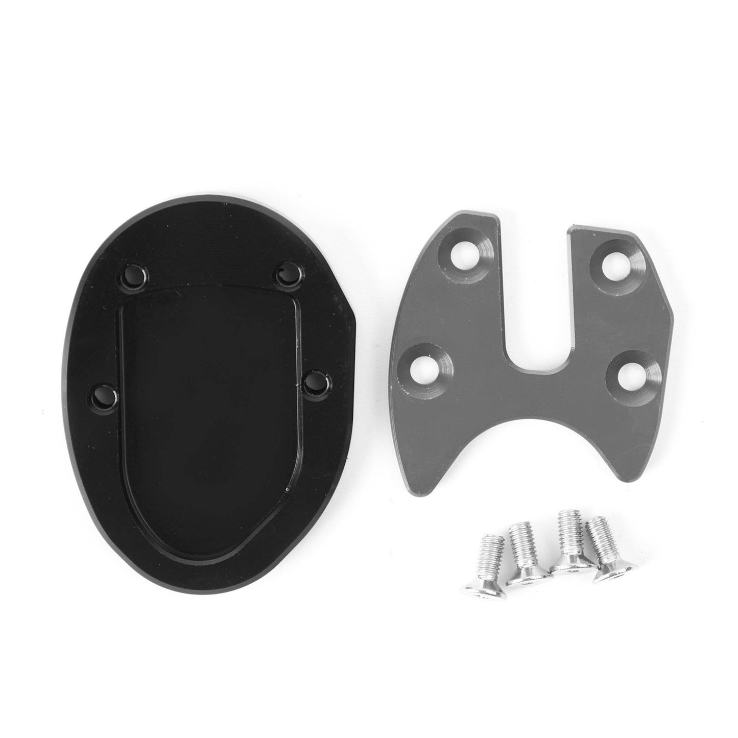 Motorcycle Kickstand Enlarge Plate Pad fit for SYM MAXSYM TL500 2019-2020 Black