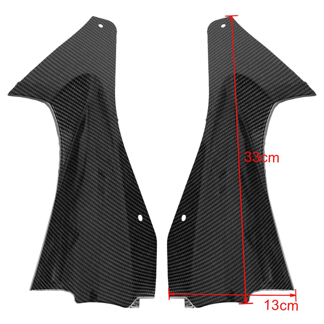 Gas Fuel Tank Side Cover Fairing Panel Cowl Trim for Yamaha YZF R6 2006-2007 Carbon