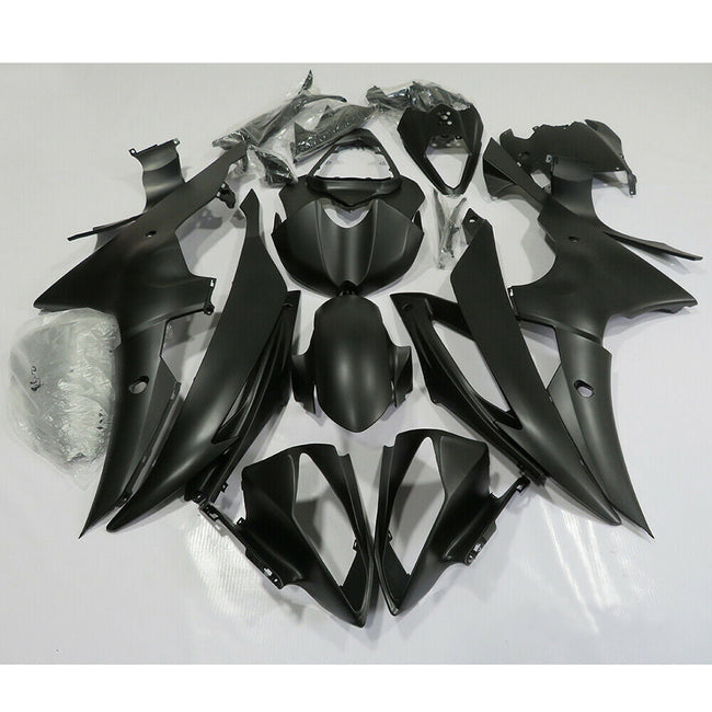 2008-2016 Yamaha YZF-R6 Amotopart Fairing Matt Black Fairing Kit