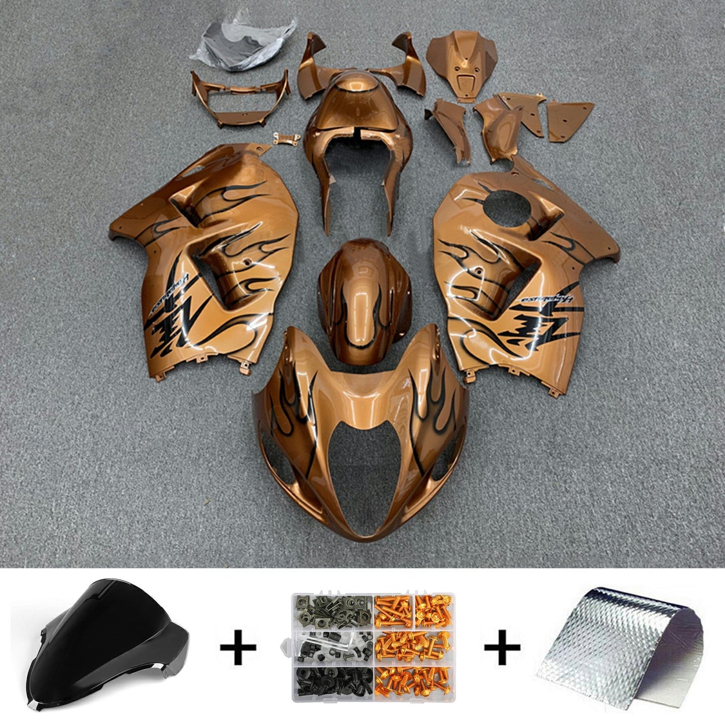 1999-2007 Suzuki Hayabusa GSX1300R Injection Fairing Kit Bodywork Plastic ABS#144