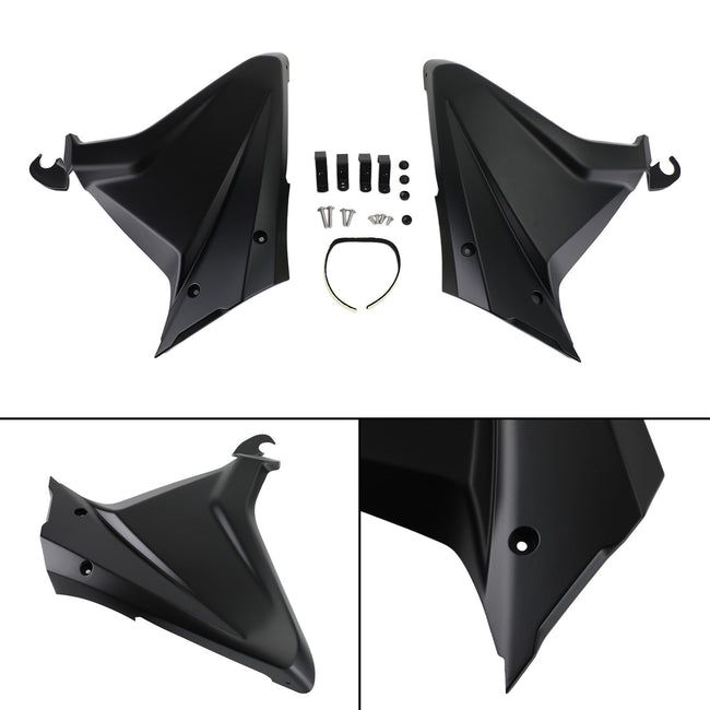 Side Frame Cover Panels Trim Fairings Cowls For Honda CBR650R 2019-2021 Black