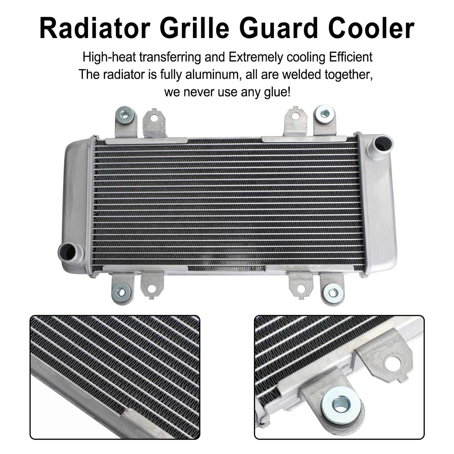 Radiator Guard Cooler Cooling For KAWASAKI NINJA 300 EX300 EX 300 2013-2017 Black