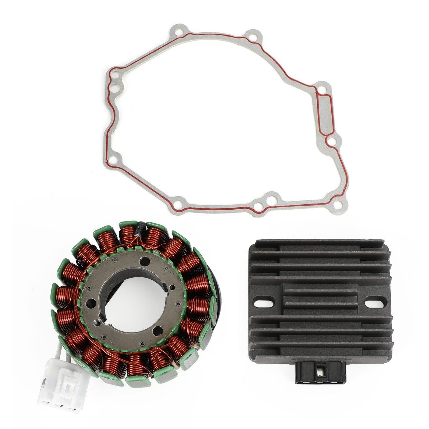 Magneto Stator+Voltage Rectifier+Gasket For Yamaha FZ6R XJ6F XJ6N XJ6S 09-2017