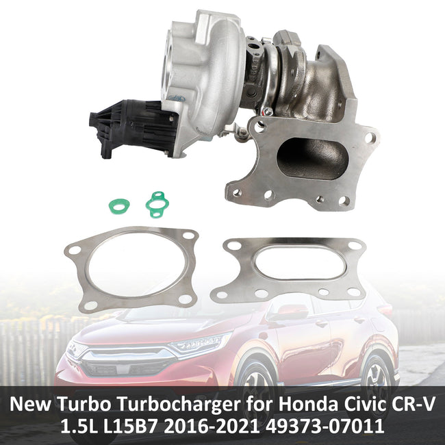 2016-2021 Honda Civic CR-V 1.5L L15B7 2SV 2HX New Turbo Turbocharger 49373-07011