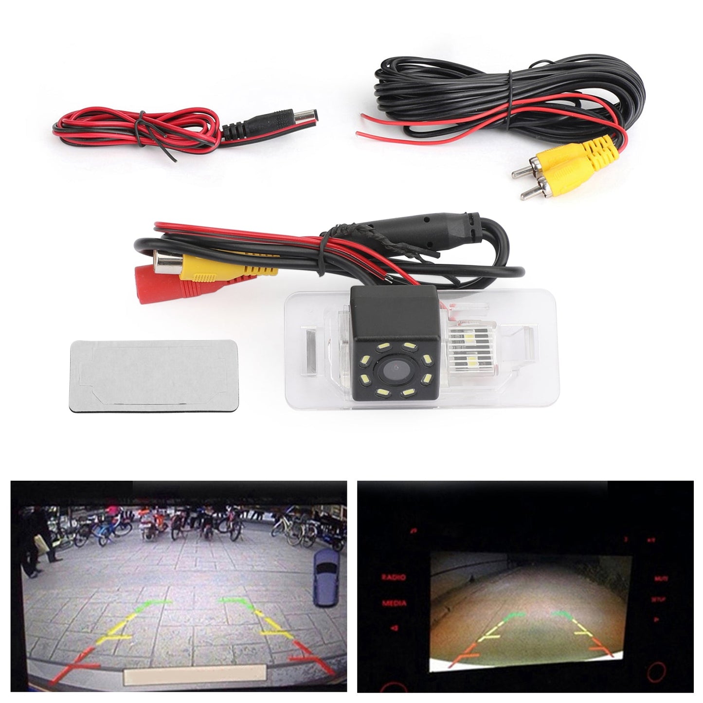 Reverse Backup Camera 8LED for BMW E46 E39 E70 E71 X3 X5 E60 E61 E90 E91 E92 E53