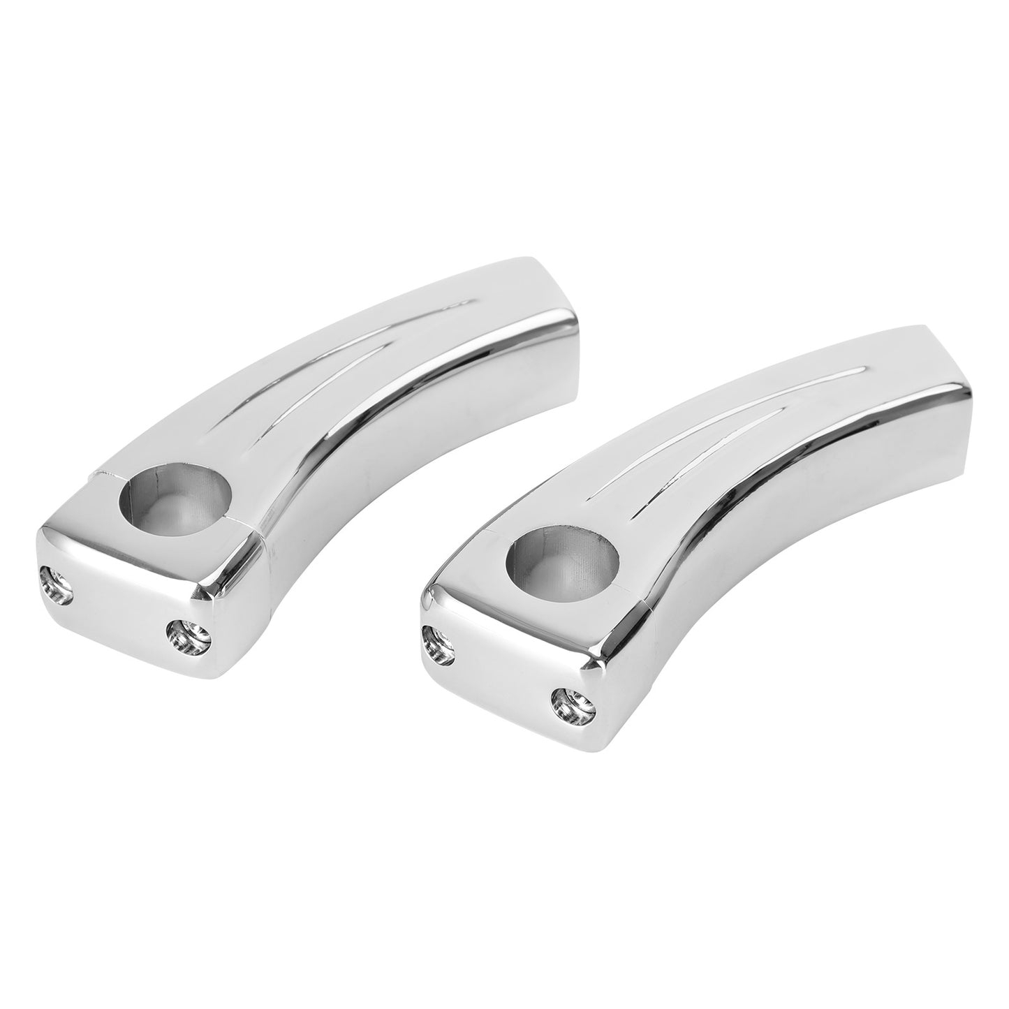 BILLET 4.5" HANDLE BAR RISERS SET 1" BARS 1.5" PULLBACK MOTORCYCLE FRONT ENDS