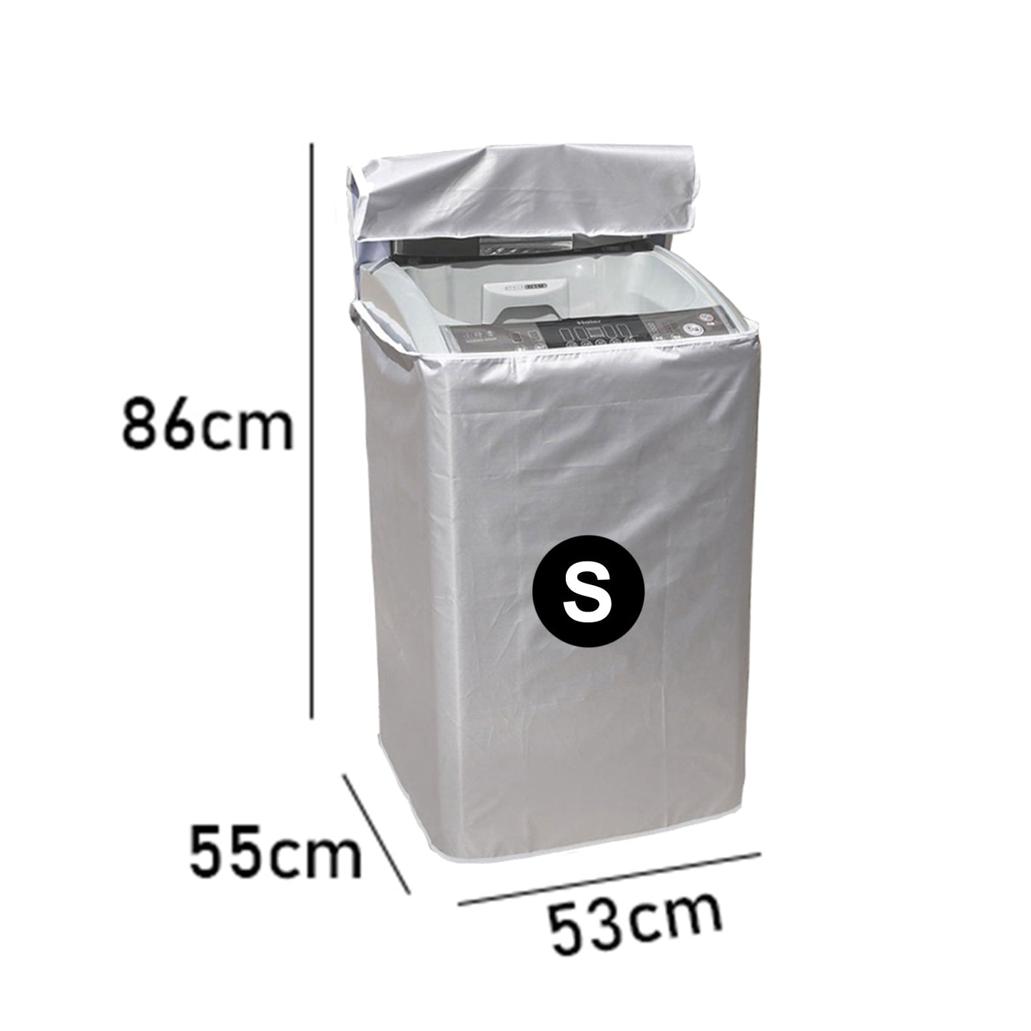 Dustproof Washing Machine Waterproof Protective Cover Front Load Wash Dryer S-XL