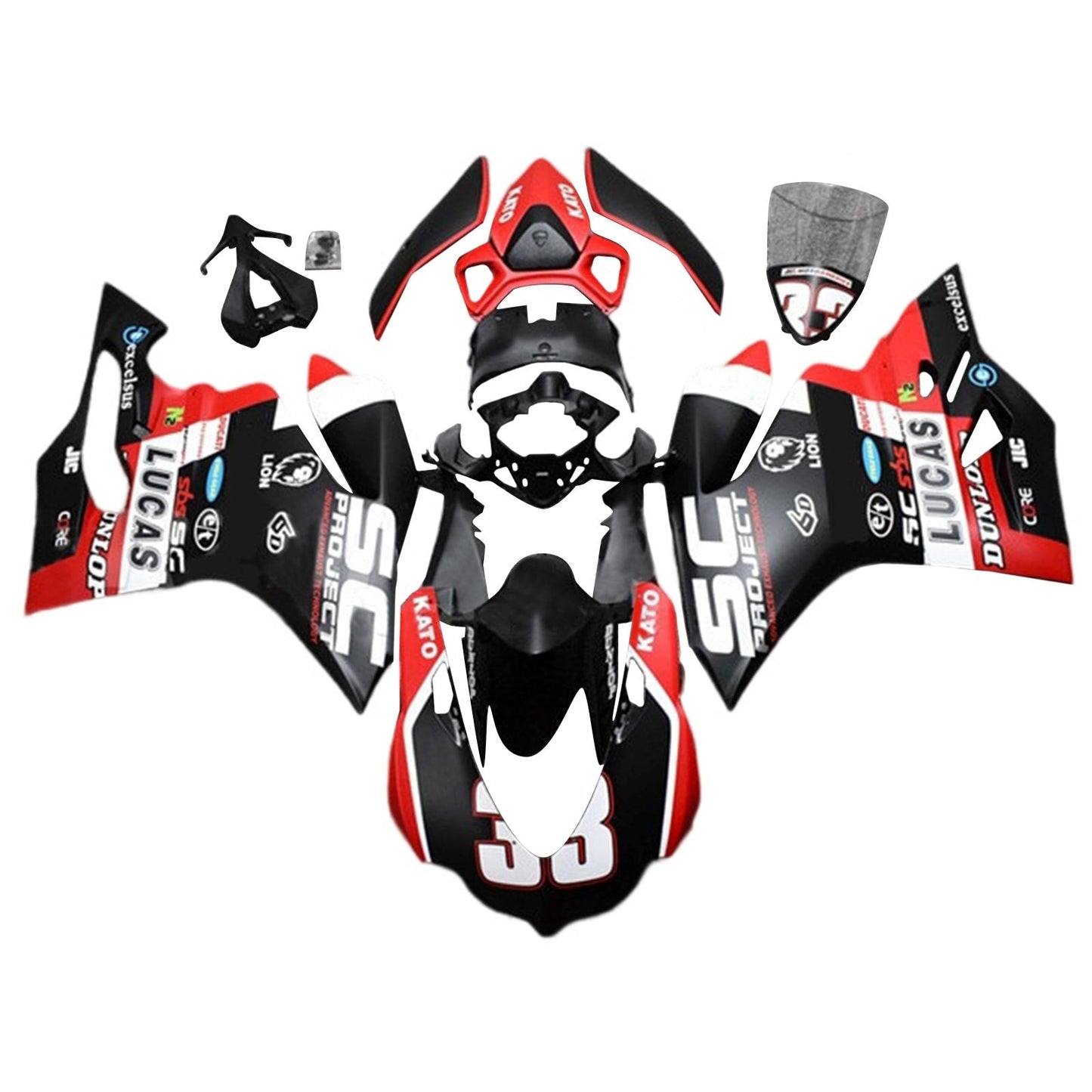 2015-2020 Ducati 1299 959 Fairing Kit Bodywork Plastic ABS