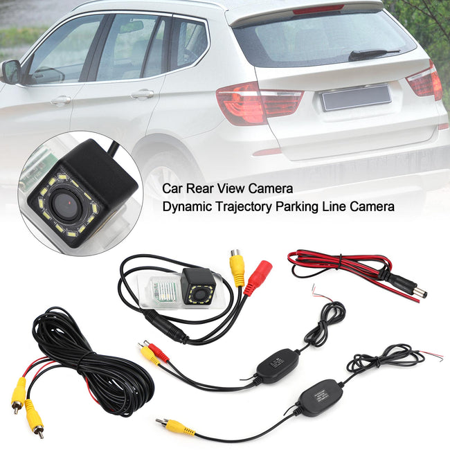 HD Dynamic Trajectory Tracks Car Wireless Rear View Camera Fit For X1 X3 X5 X6