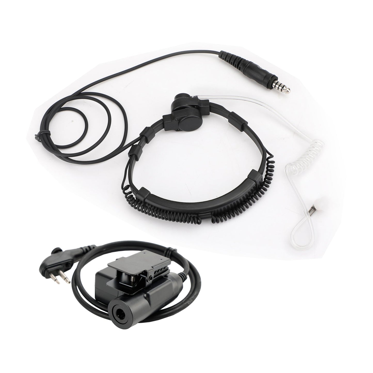 For HYT PD415 PD500 PD505 6-Pin U94 PTT 7.1mm Big Plug Tactical Throat Headset