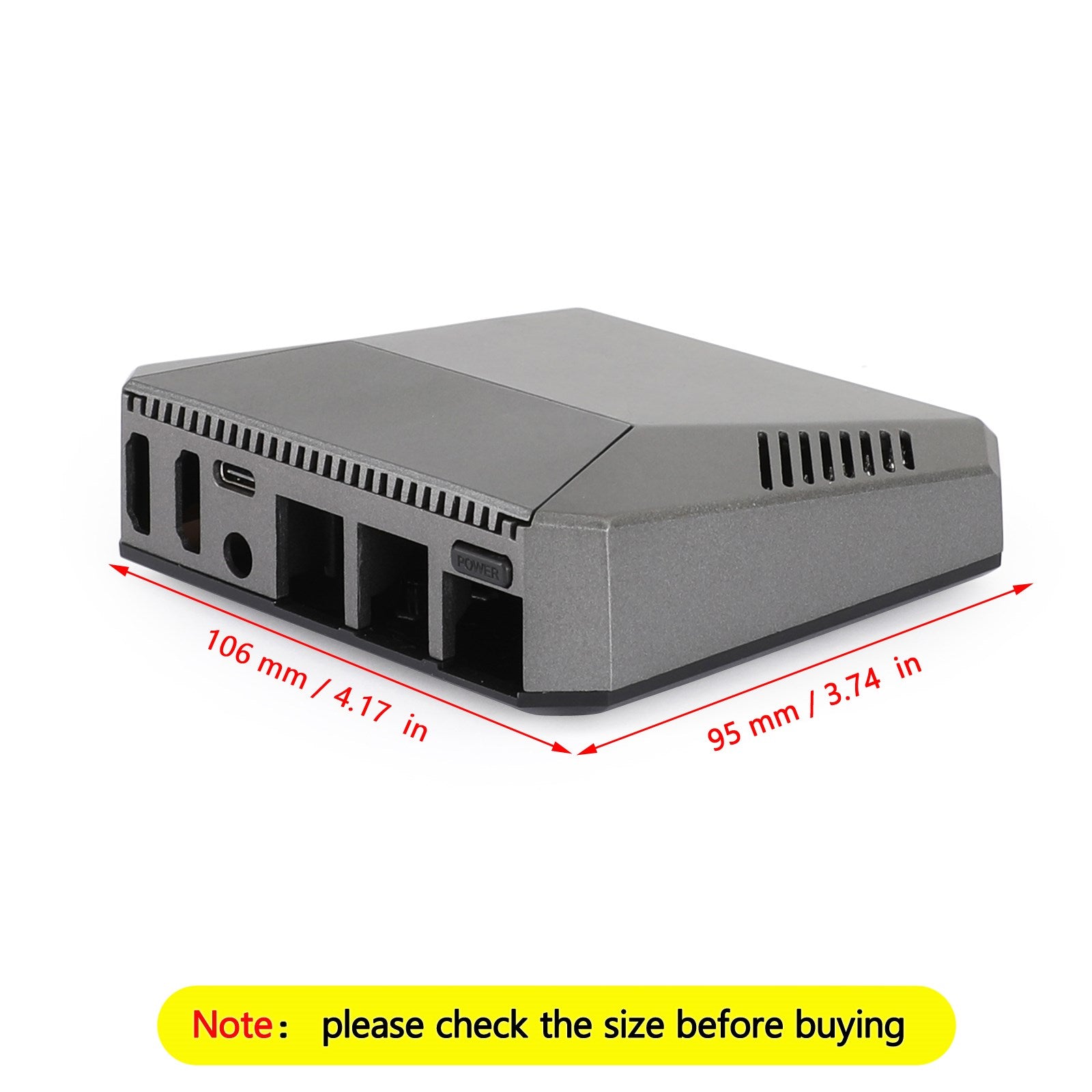 2021 Aluminum Case for Raspberry Pi 4 with Safe Power Button for Argon ...
