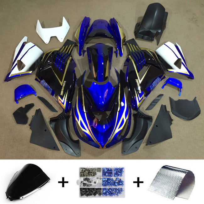 2006-2011 Kawasaki ZX14R Injection Fairing Kit Bodywork Plastic ABS#120