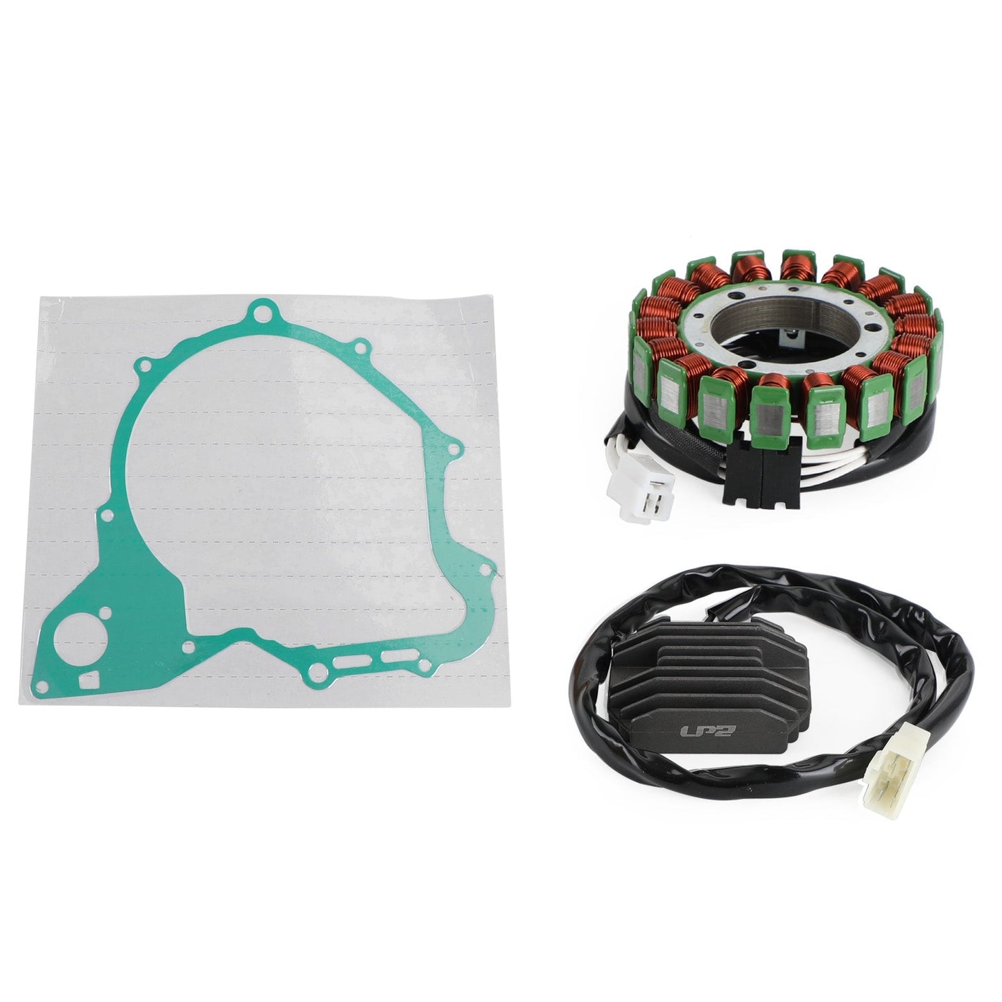 Magneto Stator+Voltage Rectifier+Gasket For Yamaha XVS650 XVS400 Drag Star 00-08