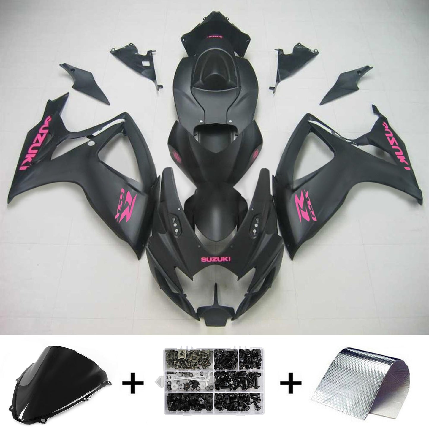 2006-2007 Suzuki GSXR 600/750 K6 Amotopart Injection Fairing Kit Bodywork Plastic ABS #152