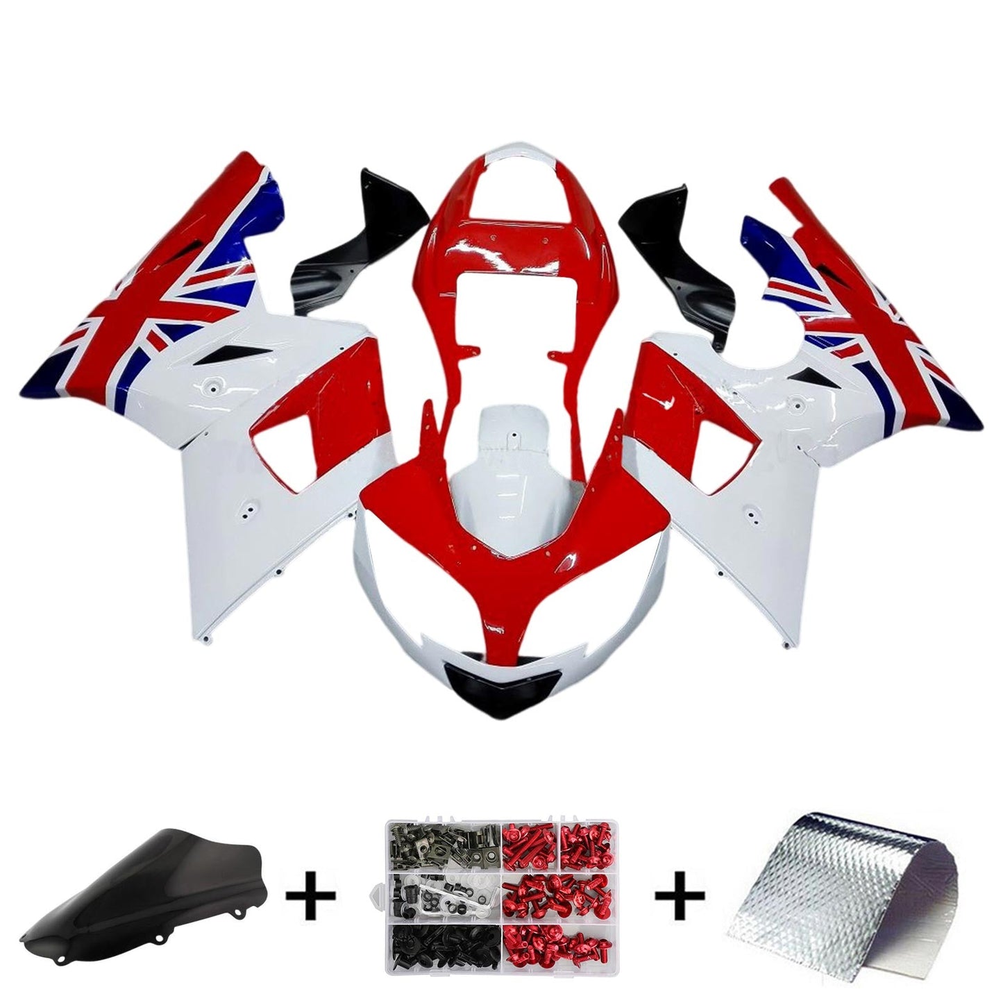 2002-2005 Triumph Daytona 600 650 Fairing Kit Bodywork Plastic ABS