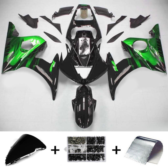 2005 Yamaha YZF 600 R6 Injection Fairing Kit Bodywork Plastic ABS #120