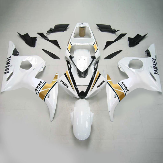 2003-2004 Yamaha YZF 600 R6 2006-2009 Yamaha R6S Amotopart Injection Fairing Kit Bodywork Plastic ABS #136