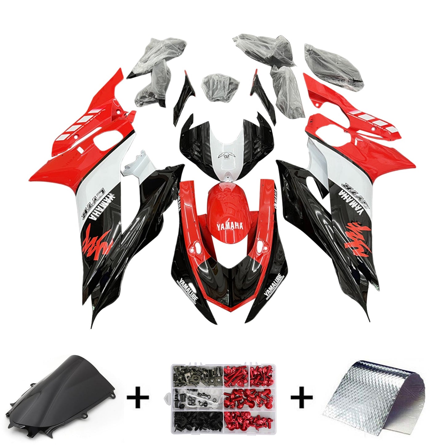 2017-2022 Yamaha YZF-R6 Fairing Kit Bodywork Plastic ABS